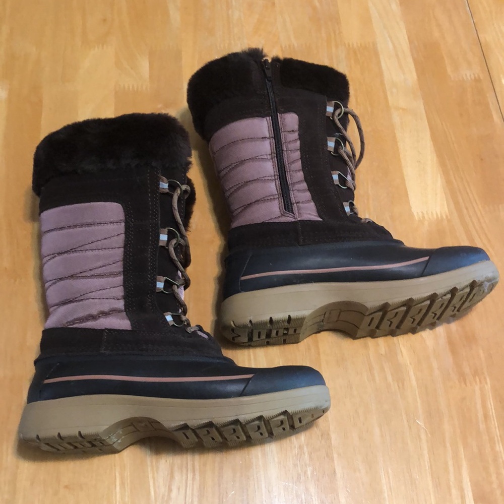 Lands’ End Squall Insulated Winter snow boots - like new!